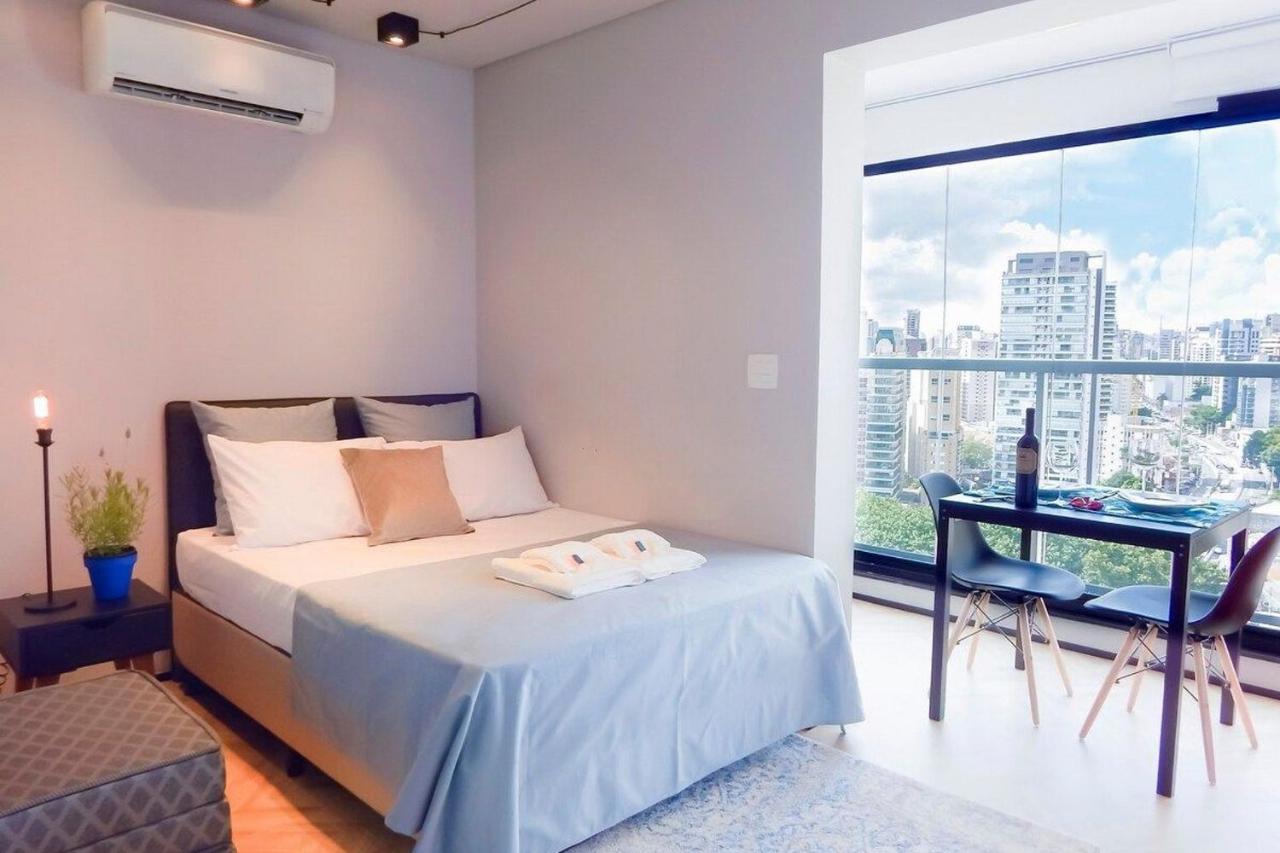 Easy Star - Studio Com Vista Incrivel Na Vila Olimpia - Kq01G Apartman São Paulo Kültér fotó